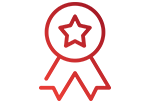 illustration of an award ribbon with a star on it